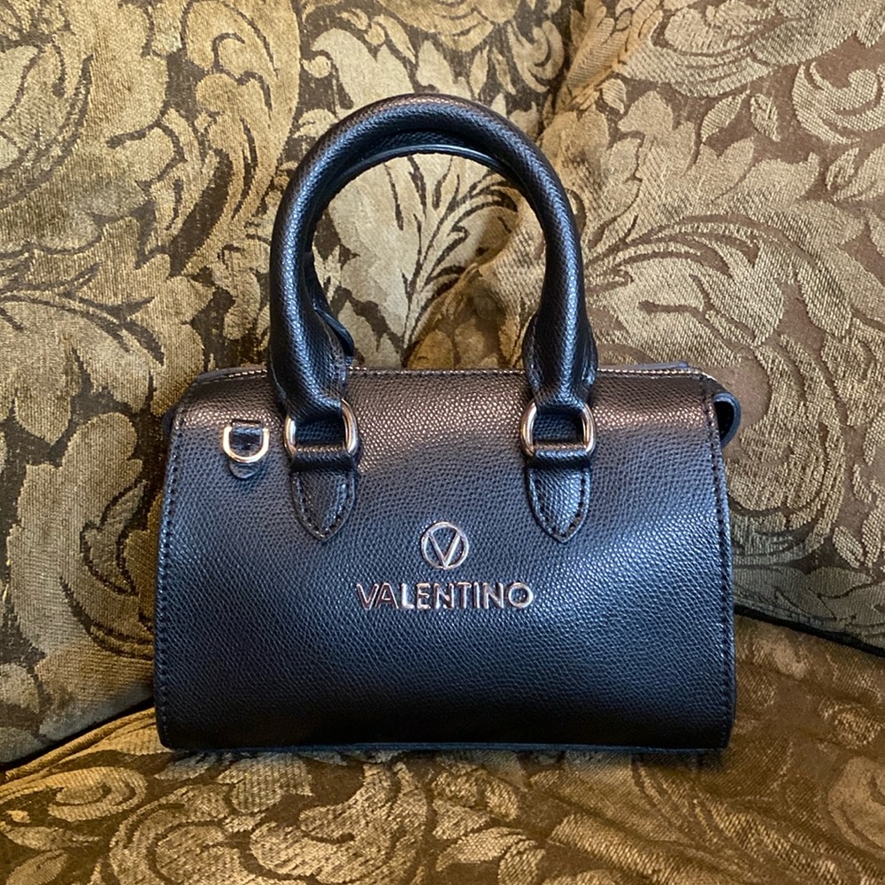 Valentino by Mario Valentino black Leather Arielle Handbag